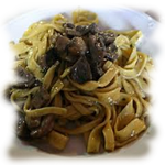 fettuccine Porcini